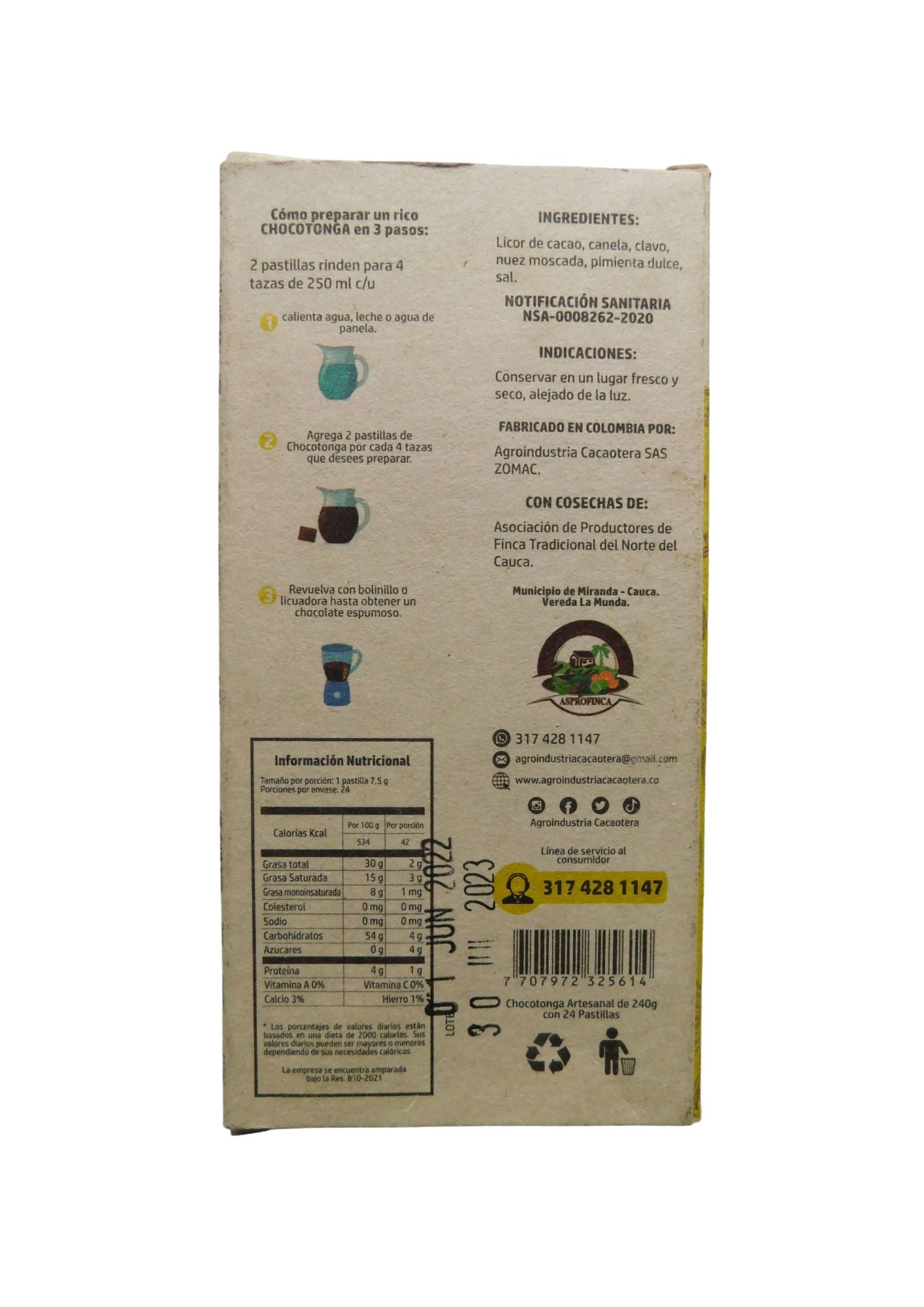 Chocotonga´s Natural and Artisan Sugar-Free Drinking Chocolate