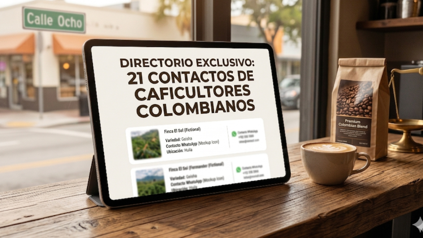 Base de datos de caficultores colombianos + Regalo
